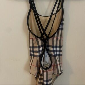 Girls Burberry One Piece Swimsuit